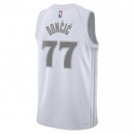 Maillot NBA Dallas Mavericks Luka Doncic Nike 2024-25 City Edition Blanc Swingman - Homme
